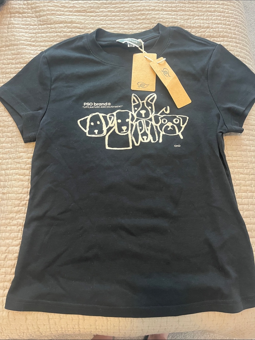 PSO Brand Black Dog Graphic Tee